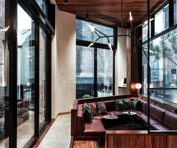 The lounge at Little Albion Guest House