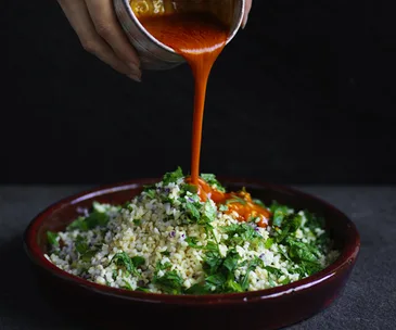 Turkish cracked wheat salad