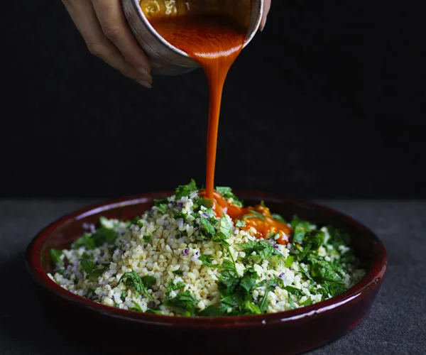 Turkish cracked wheat salad