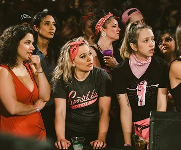 Onlookers at the USA finals