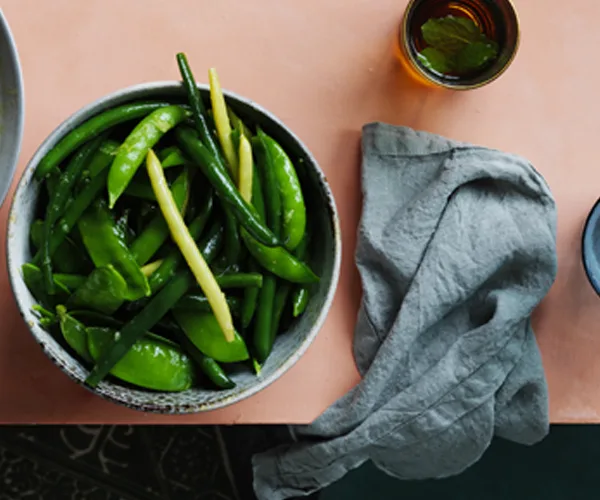 Bag of green beans