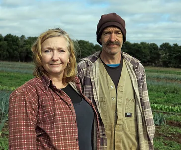 Deri-Anne and Tim Wyatt of Angelica Organic Farm