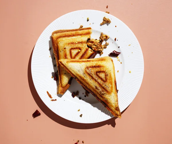 Ma po tofu jaffles