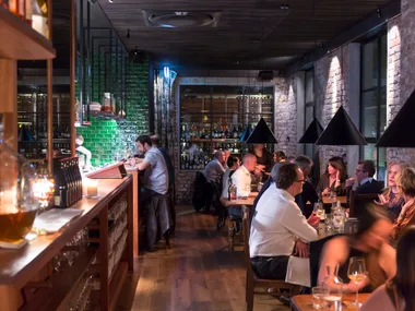 The dining room at Lesa, the newest restaurant from the Embla team