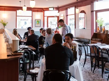 The dining room at Capitano, the new Italian restaurant in Carlton from the Bar Liberty team