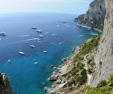 The island of Capri, off the coast of Naples (photography: Nicola Ianuale)