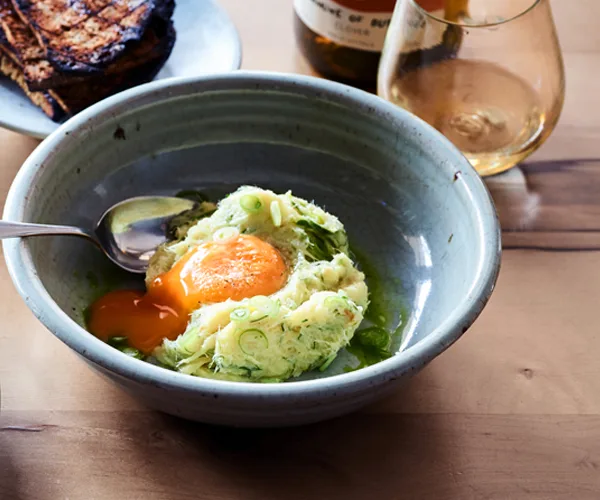 Salt fish and soft egg