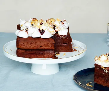 Rocky-road cake