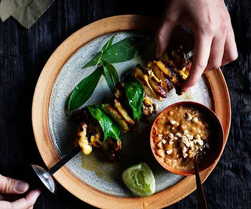 Chicken Satay Skewers for dinner