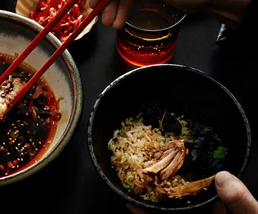 Fujian-style scallop and spanner crab fried rice