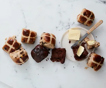 A no-fuss, traditional hot cross bun recipe, best suited for the purists.