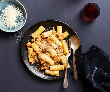 Rigatoni with ragù bianco by Don Peppino's