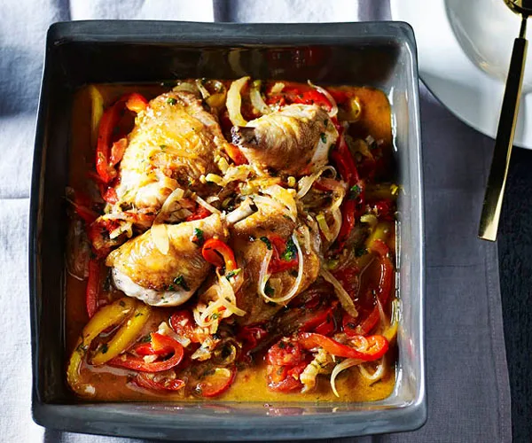 Roman-style chicken