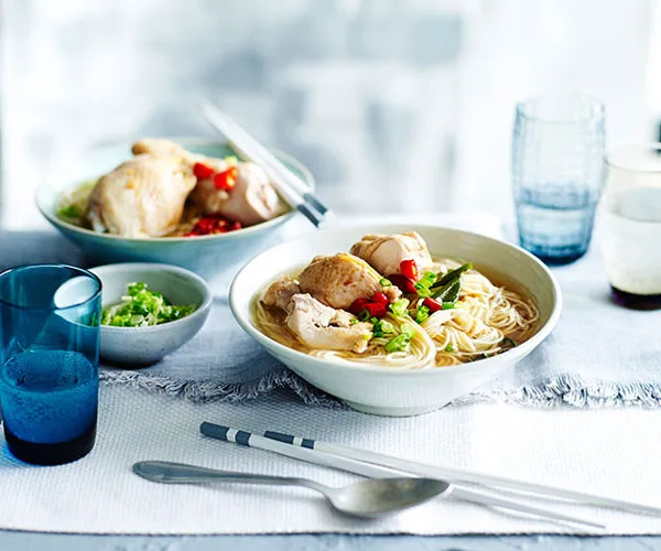 Drunken chicken with Shandong ramen noodles