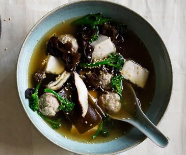 Pork and tofu soup