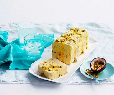 Passionfruit semifreddo