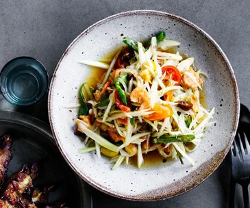 David Thompson’s green papaya salad