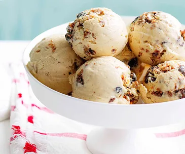 Christmas pudding semifreddo