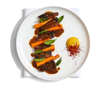 Sunda's steak with sunrise lime satay