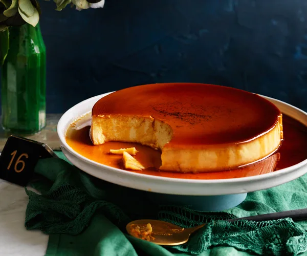 Flan de queso