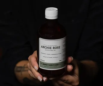 Archie Rose's hand sanitiser.