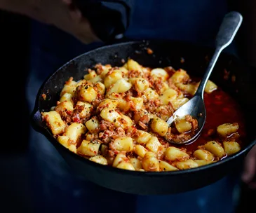 Pasi Petänen’s potato dumplings with XO trout