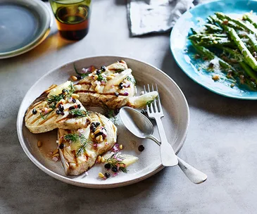 Swordfish with agrodolce sauce