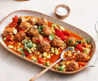 Braised sobrasada meatballs is one of our best pork mince recipes