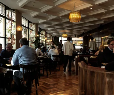 Clam Bar dining room in Syndey CBD
