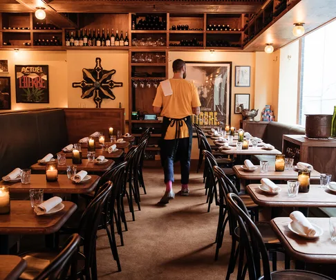 Alberto's Lounge, Surry Hills Sydney dining room