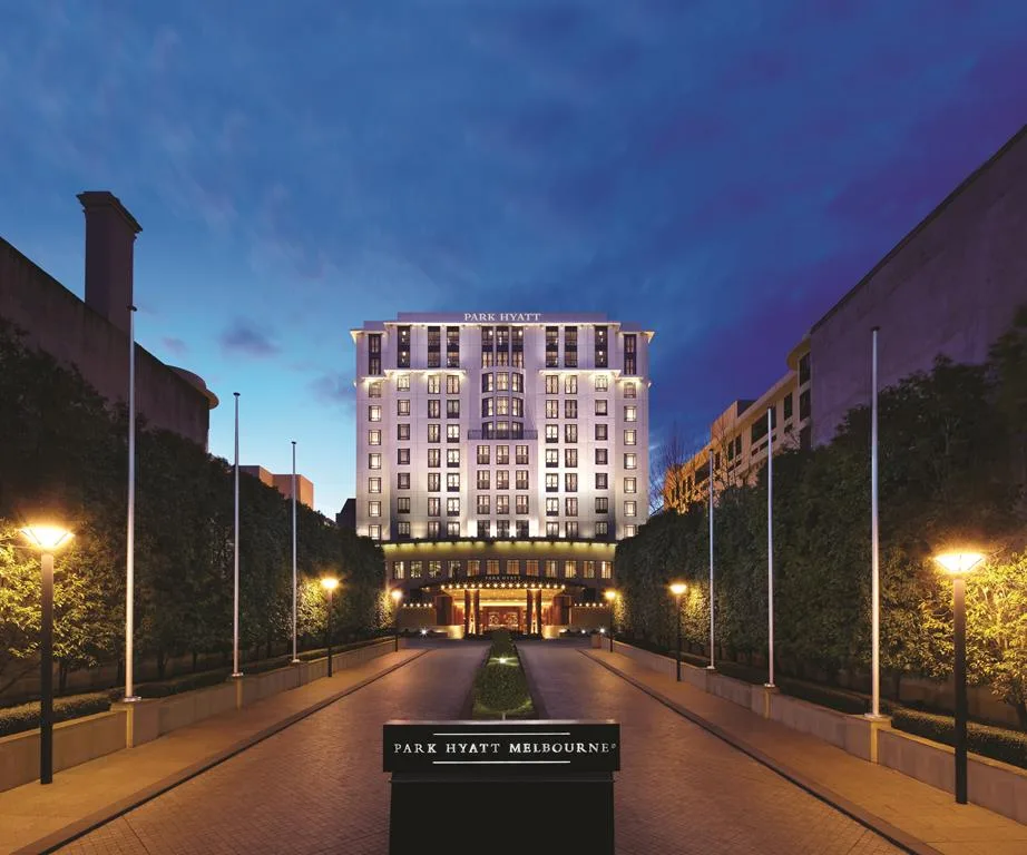 The exterior of the Park Hyatt Melbourne