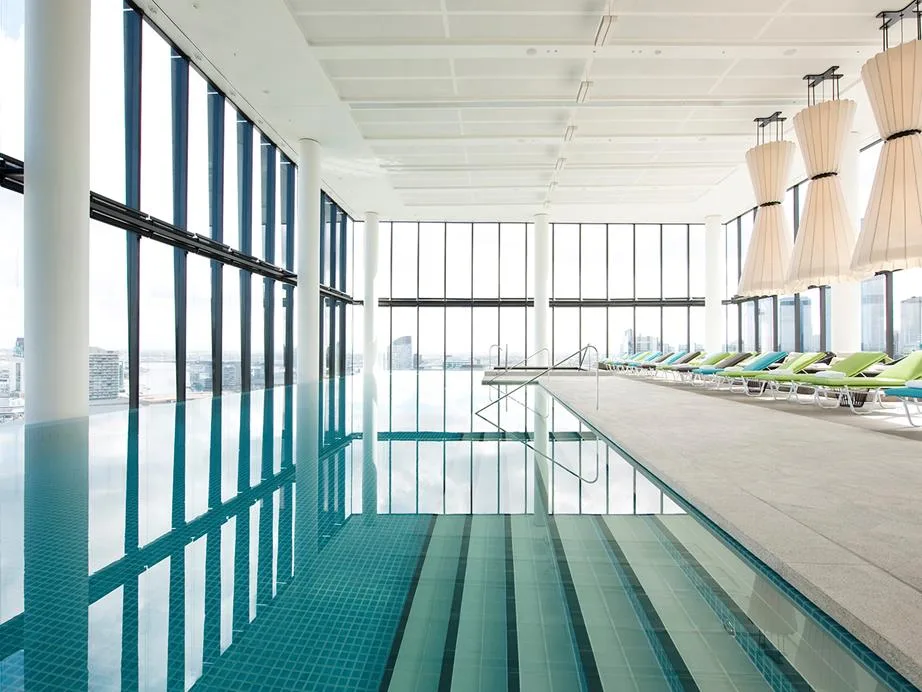 The pool at the Crown Metropol
