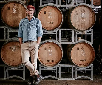 Topher Boehm, head brewer and co-founder of Wildflower Brewing & Blending