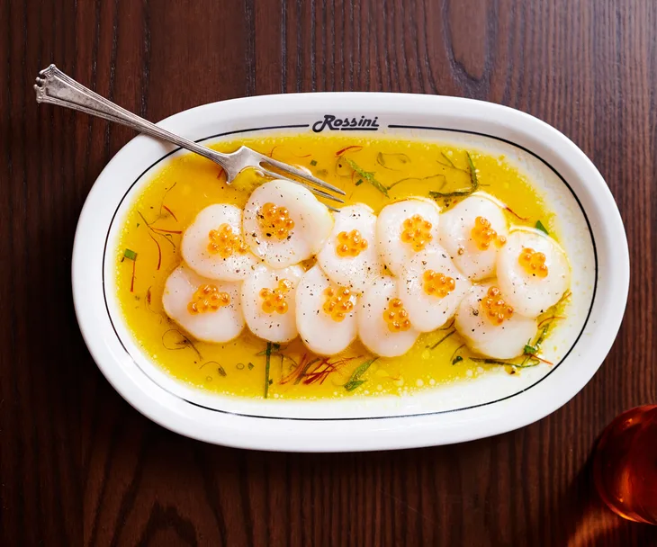 Scallop crudo by Leonardo’s Pizza Palace