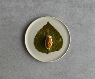 Aalia restaurant Sydney CBD, signature dish waraq simsim