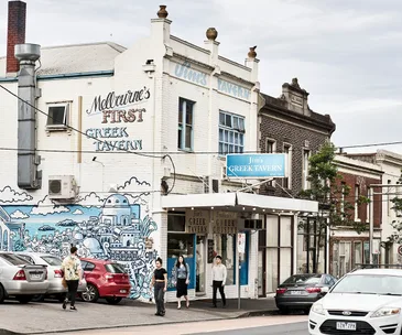 Jim's Greek Tavern Melbourne exterior
