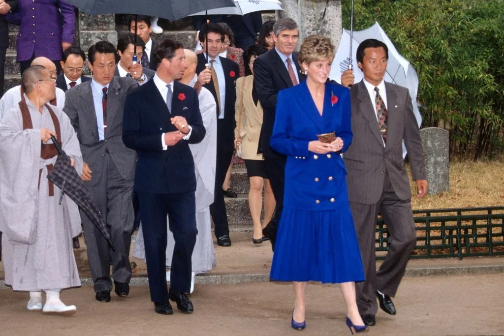 Princess Diana blue outfit