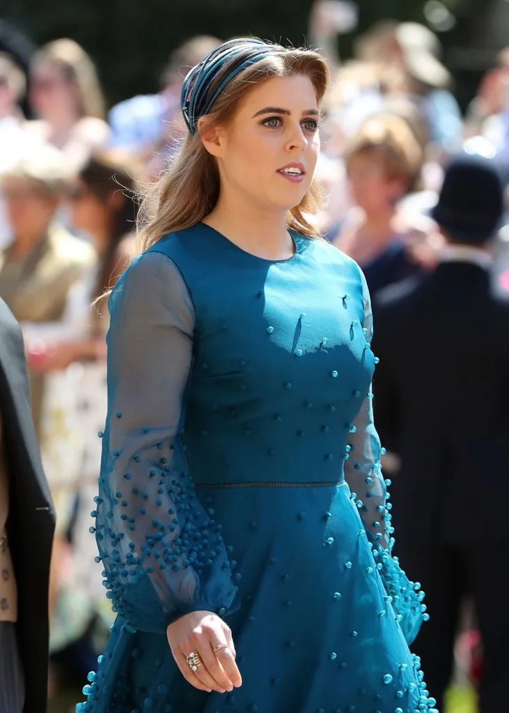 princess beatrice blue dress