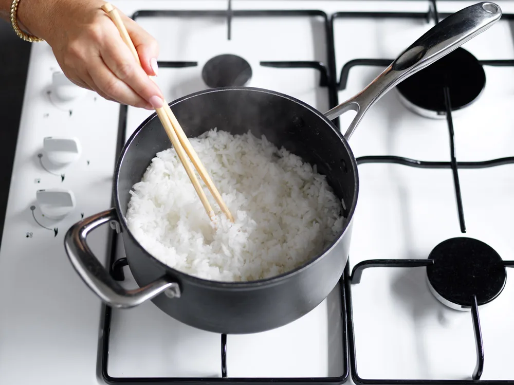 How to cook rice