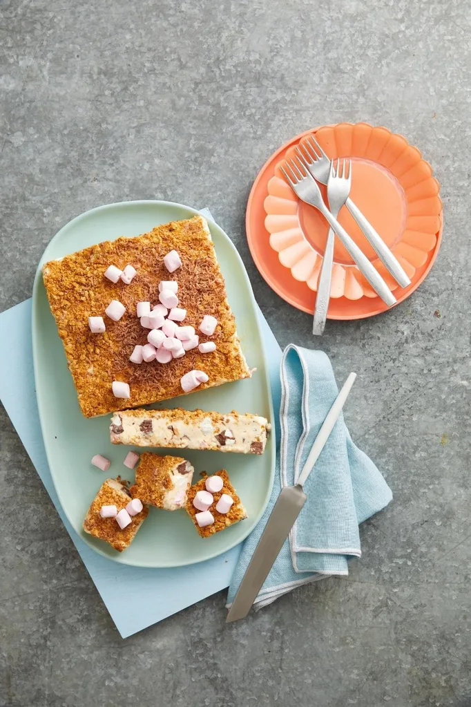 Rocky Road Ice Cream Slice