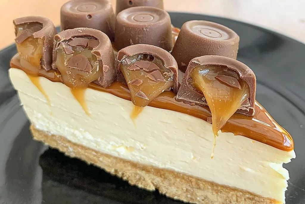 Rolo caramel cheesecake