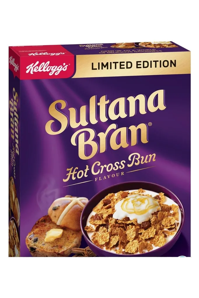 Sultana Bran Hot Cross Bun Flavour Cereal