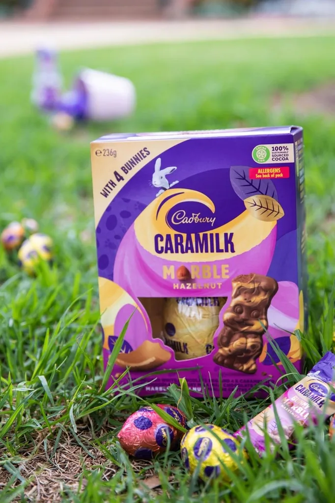 Cadbury Caramilk easter bunny