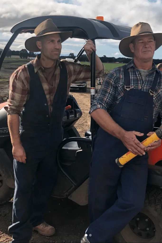 site foremen Keith Schleiger and Dan Reilly