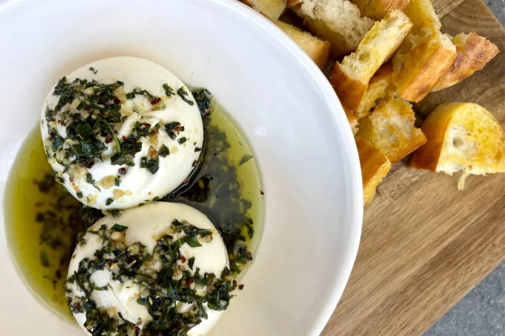 pesto burrata