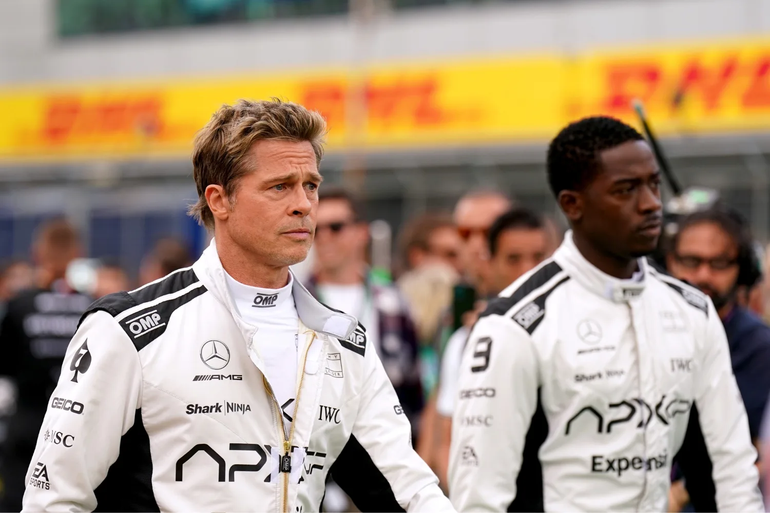 brad pitt damson idris f1 movie