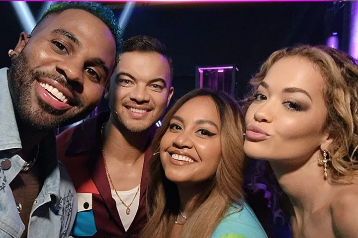 jason derulo, guy sebastian, jessica mauboy and rita ora