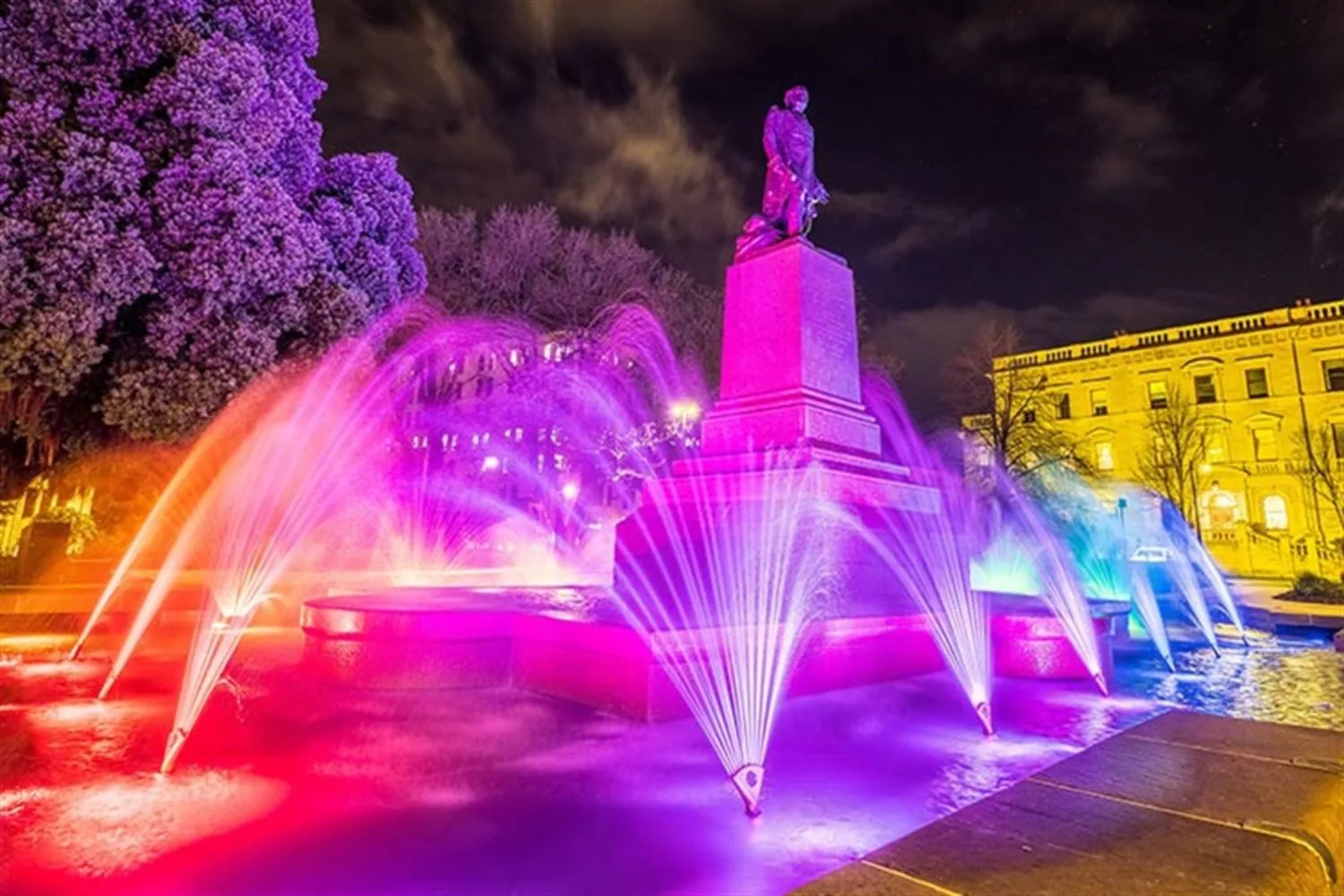 Christmas lights Hobart Tasmania