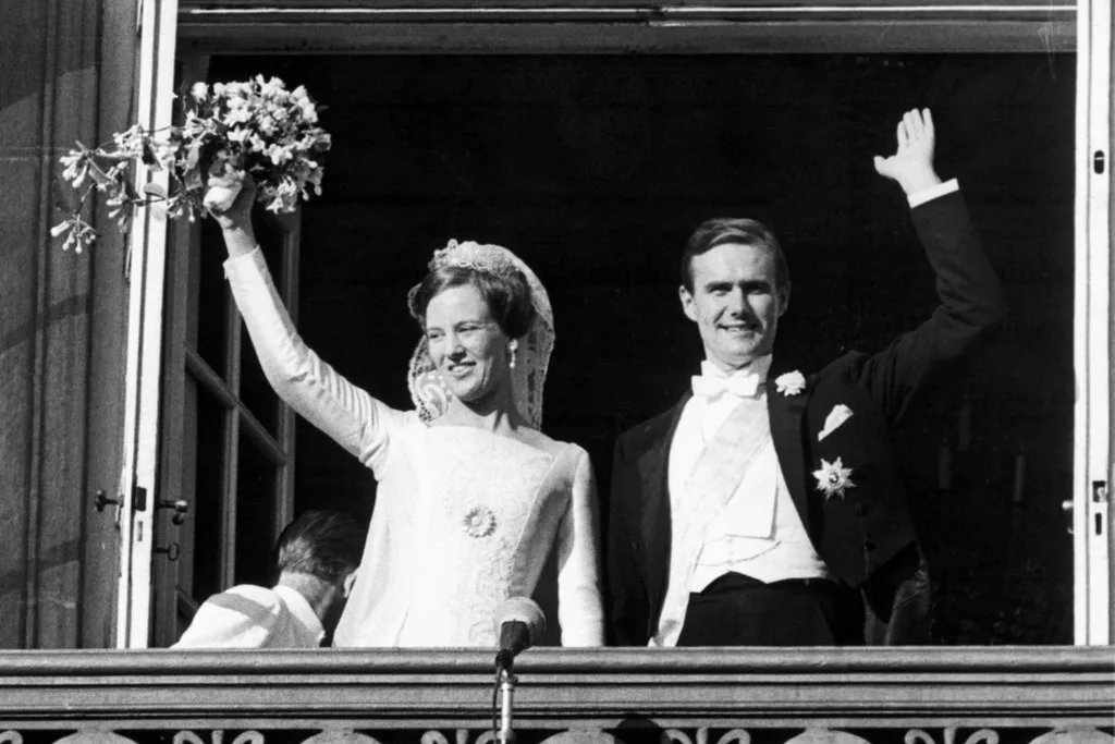 queen margrethe wedding day