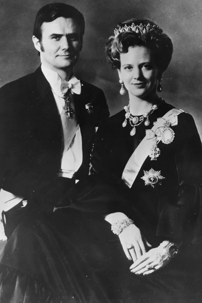 queen margrethe and husband 1972